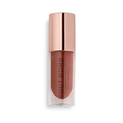 фото Блеск для губ revolution makeup pout bomb plumping gloss - cookie makeup revolution