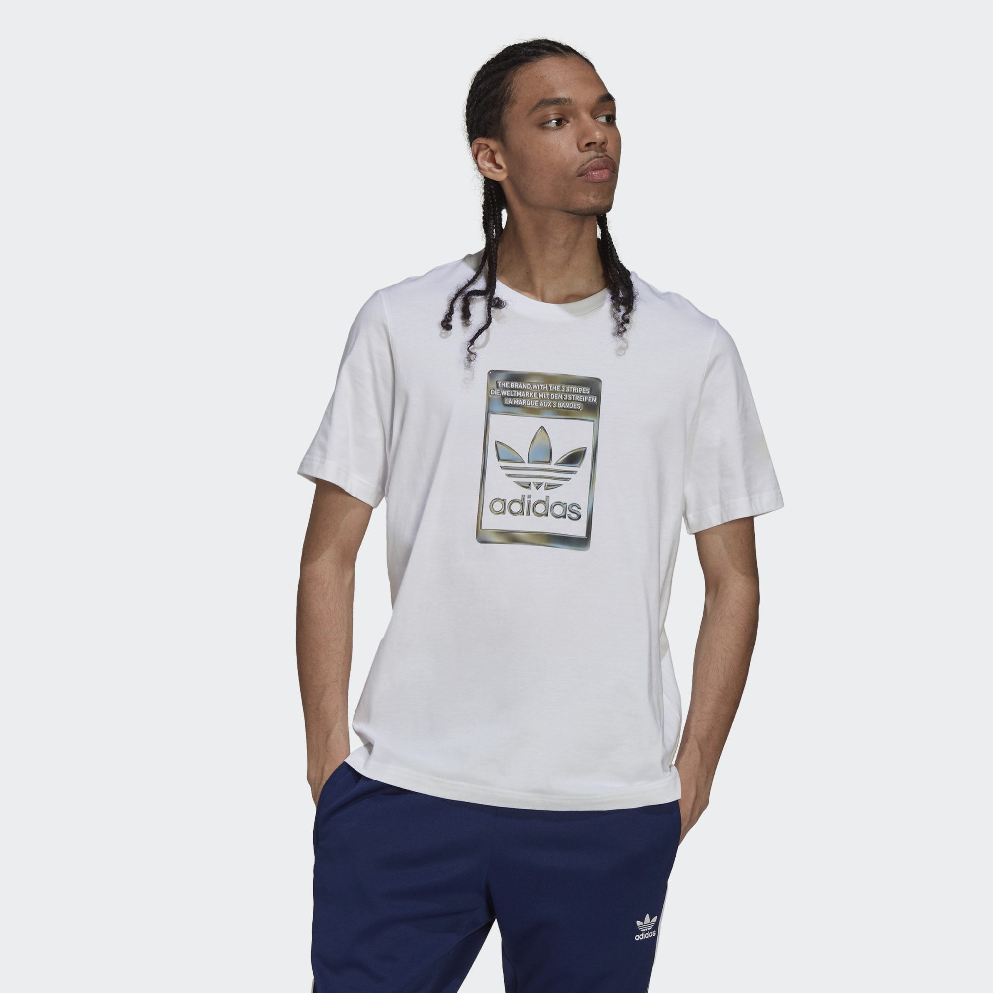

Футболка мужская Adidas H13500 белая 2XL, H13500