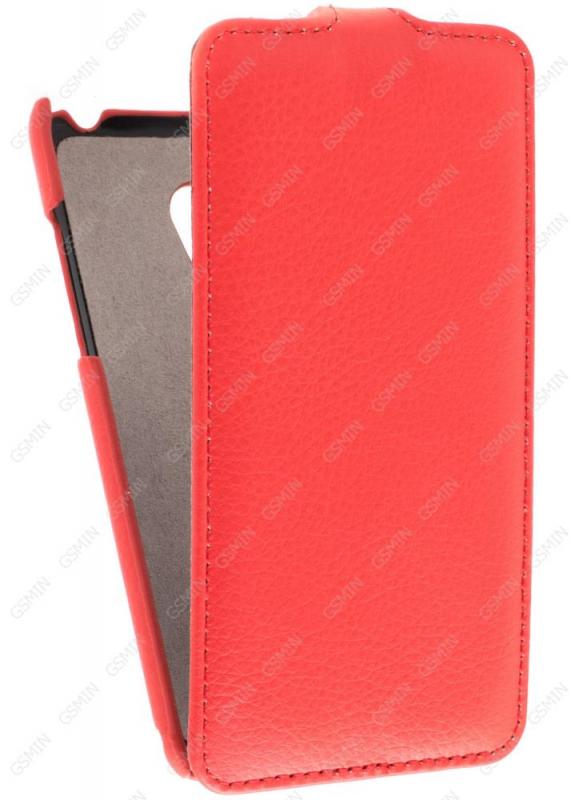 Кожаный чехол для Meizu MX3 Art Case (Красный)