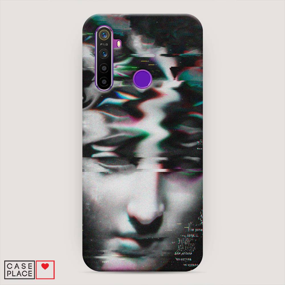 

Пластиковый чехол "Glitch Art" на Realme 5, 251520-7