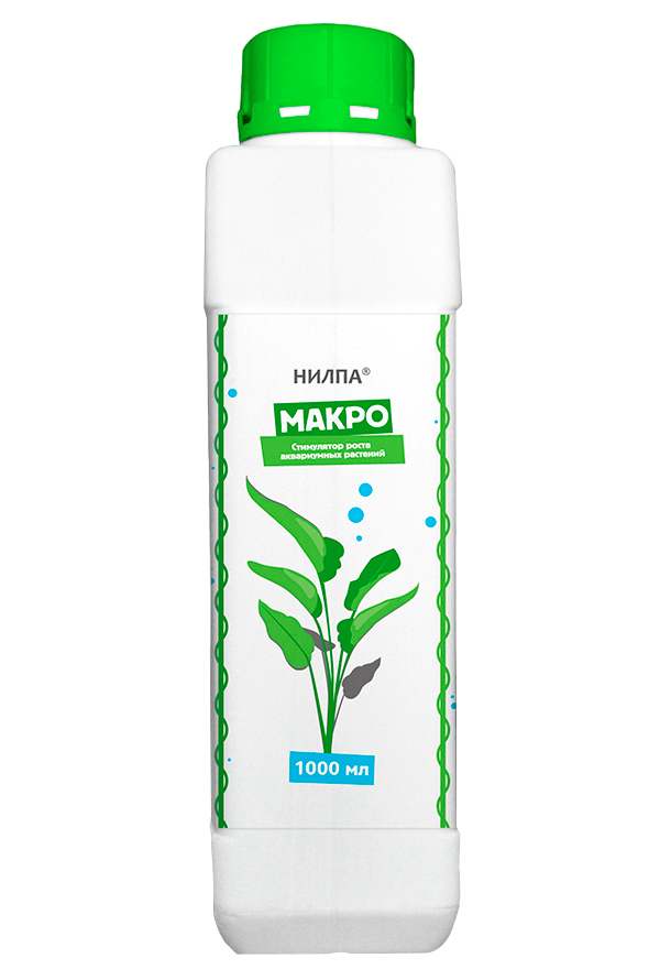 

Стимулятор НИЛПА Макро для роста аквариумных растений, 1000 мл, Удобрение для растений Нилпа Макро 1000мл