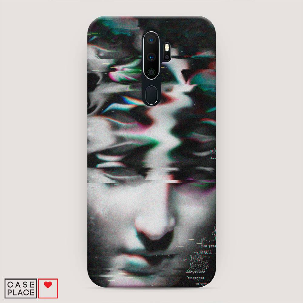 фото Пластиковый чехол "glitch art" на oppo a9 (2020) awog