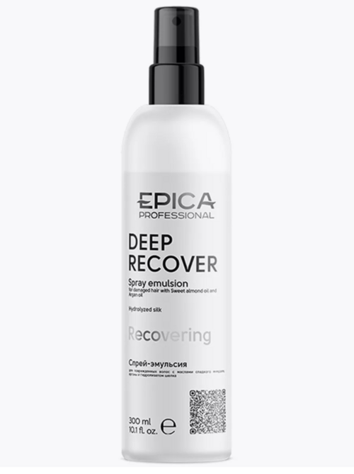 Спрей-эмульсия EPICA Deep Recover для поврежденных волос с маслами 300 мл