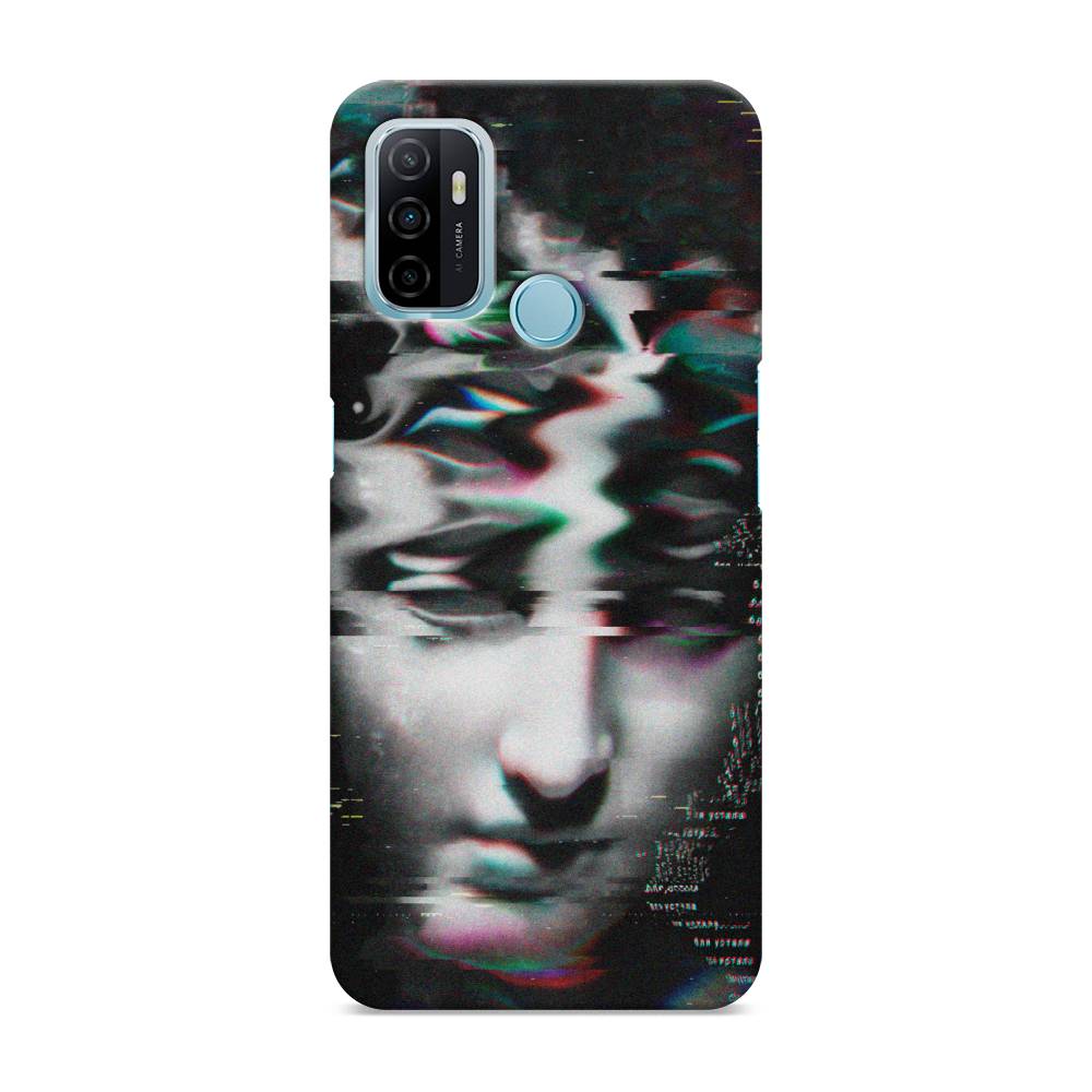 фото Пластиковый чехол "glitch art" на oppo a53 awog