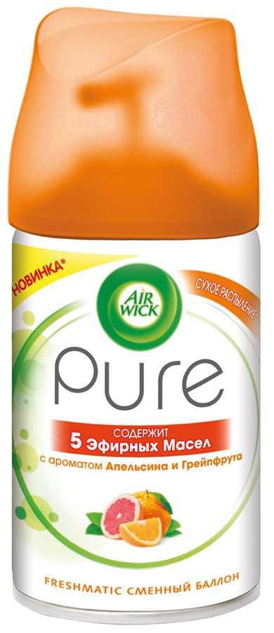 фото Air wick pure 5 эфирных масел с ароматом апельсина и грейпфрута, 250 мл