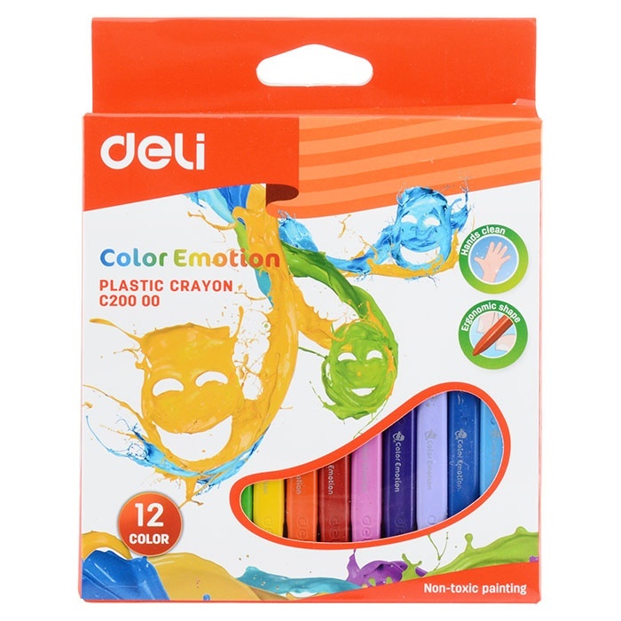 

Deli 12 цветов, трехгранные