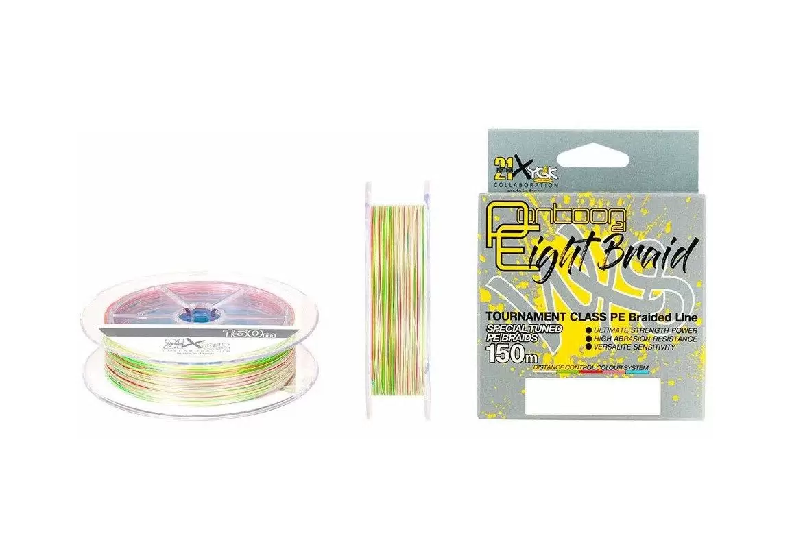 

Плетеный шнур для рыбалки Pontoon21 Eight Braid New Generation 0,148 мм (разноцветный),, Eight Braid New Generation