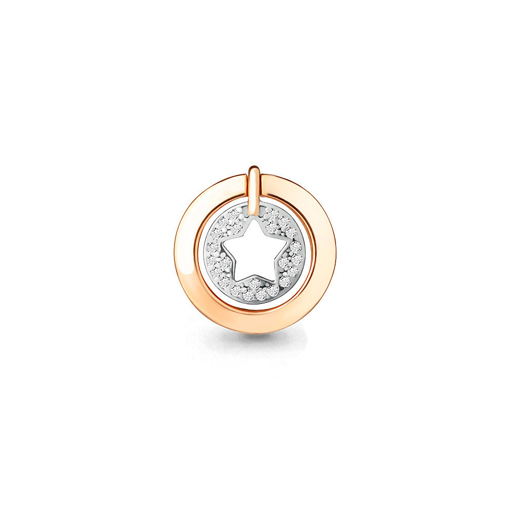 

Подвеска из серебра с фианитом Aquamarine 24247А_925_з, 24247А_925_з