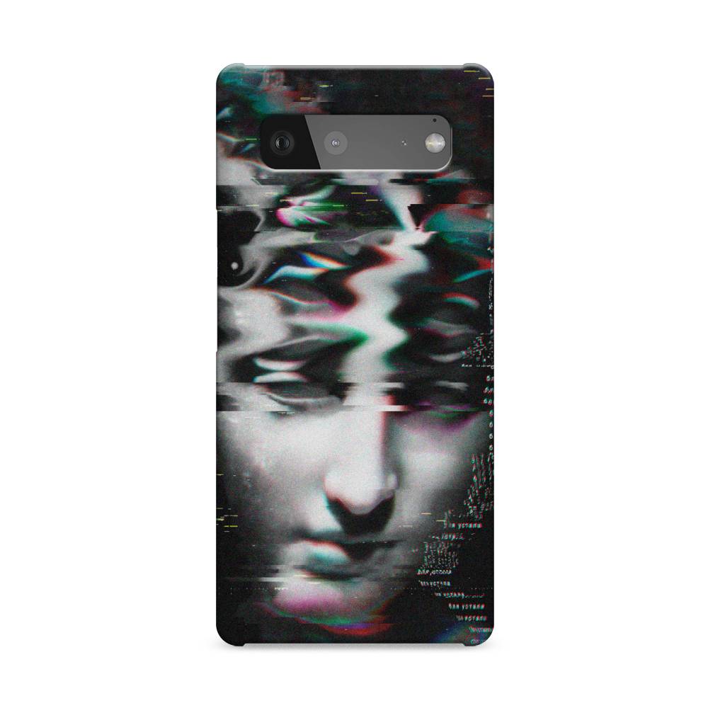 фото Пластиковый чехол "glitch art" на google pixel 6 awog