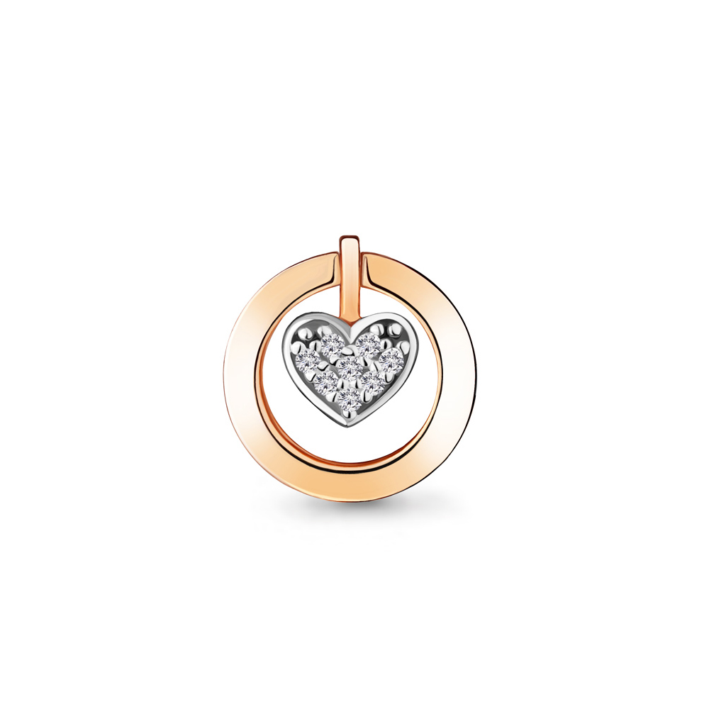 

Подвеска из серебра с фианитом Aquamarine 24240А_925_з, 24240А_925_з