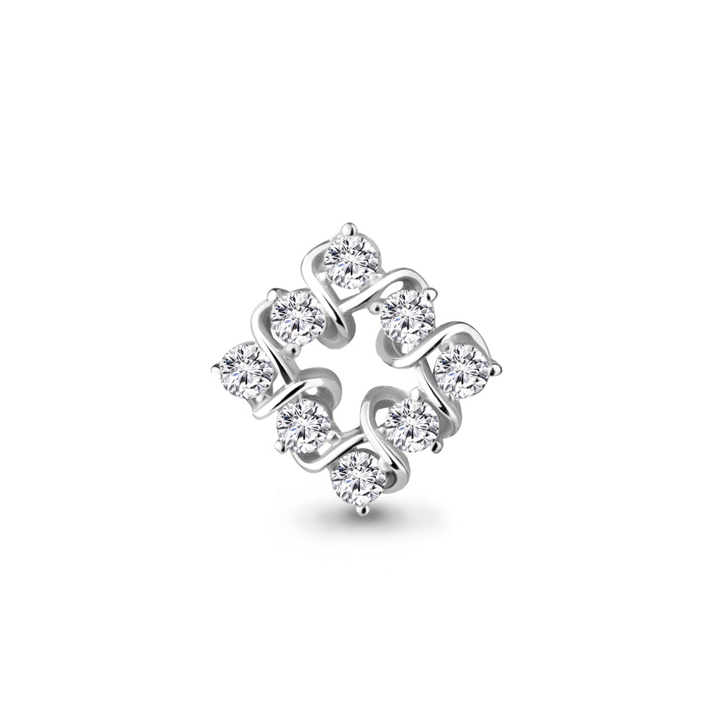 

Подвеска из серебра с фианитом Aquamarine 24239А_925_р, 24239А_925_р