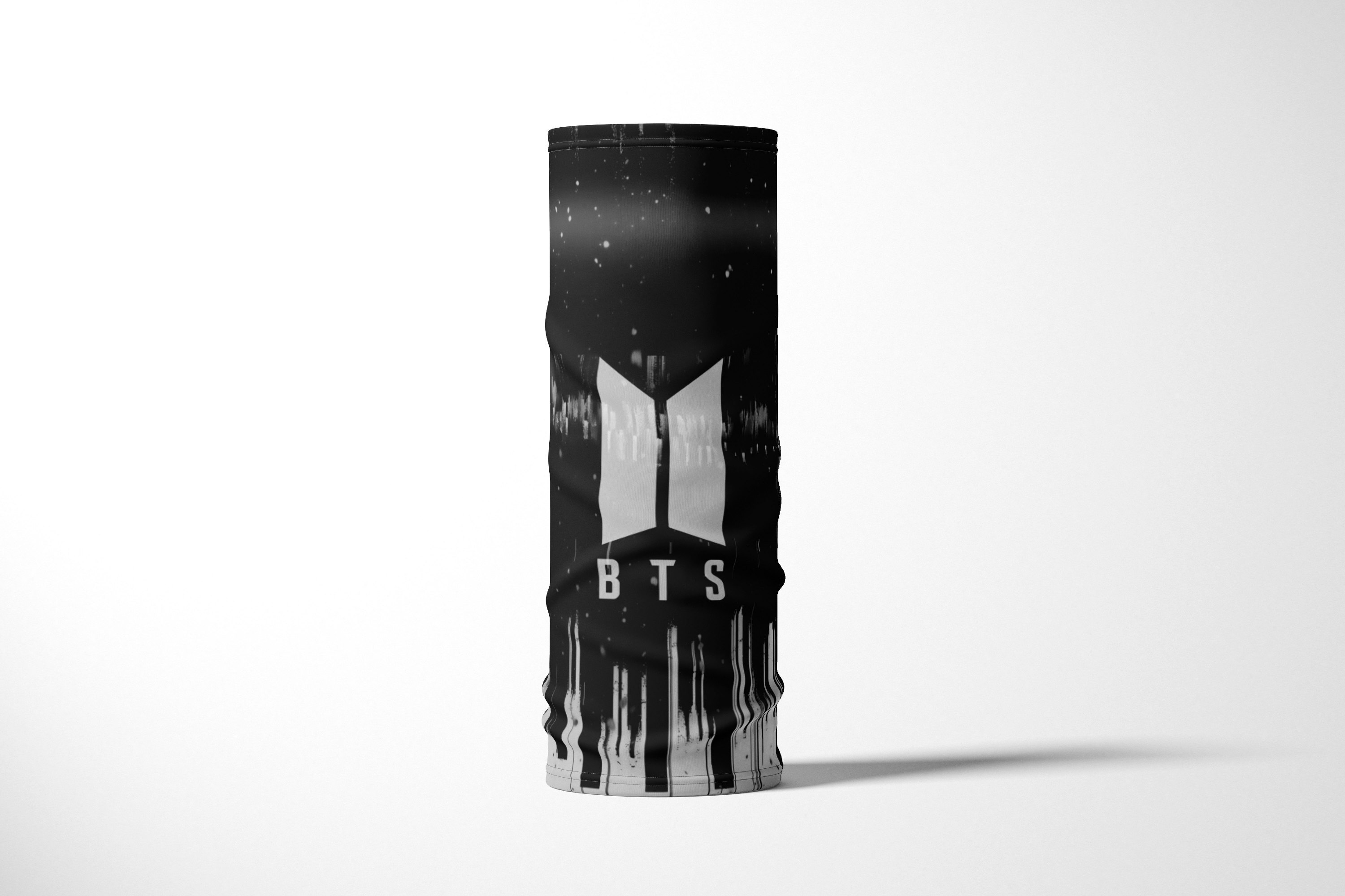 

Бандана / Бафф / Снуд-трансформер / K pop / BTS, Черный;белый, BBuffVM_VM1777635