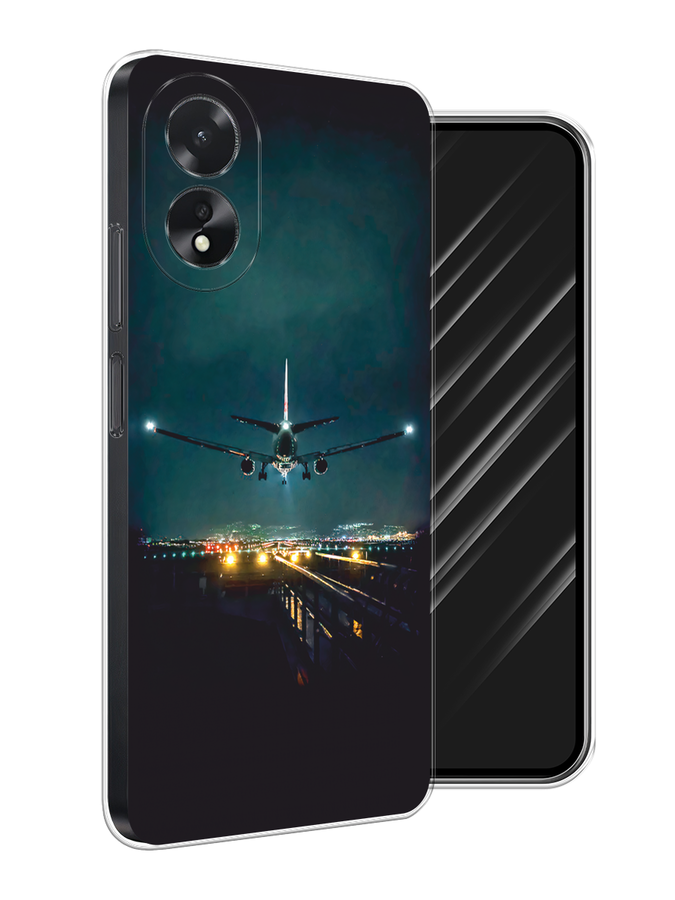 

Чехол Awog на Oppo A18 "Ночной рейс", Черный, 2515450-1
