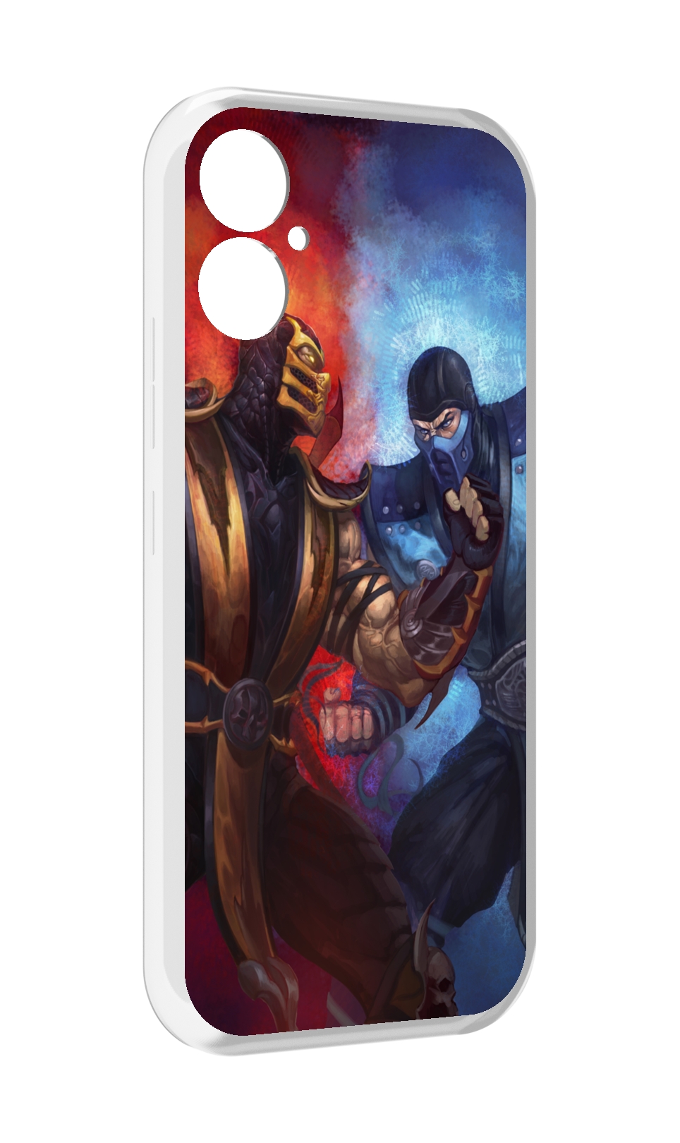 

Чехол MyPads Mortal Kombat art для Tecno Spark 9 Pro \ Spark 9T, Прозрачный, Tocco