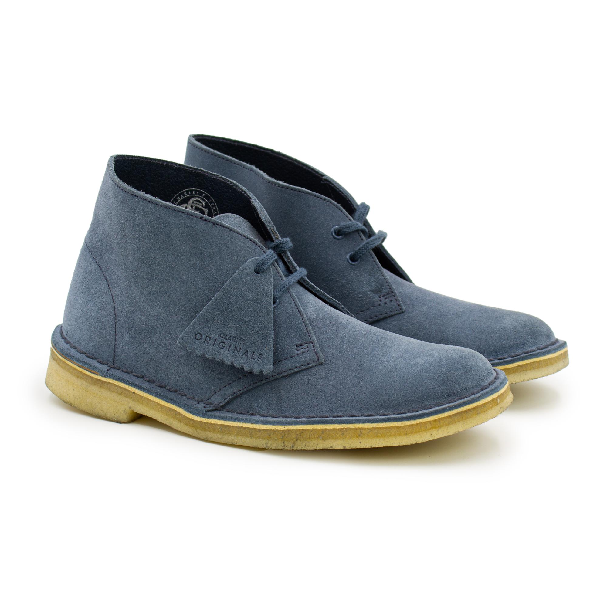 фото Ботинки женские clarks desert boot. 26138821 синие 37 eu