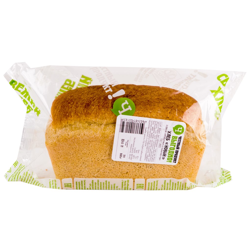 

Хлеб серый Честный продукт Новый 550 г, Новый