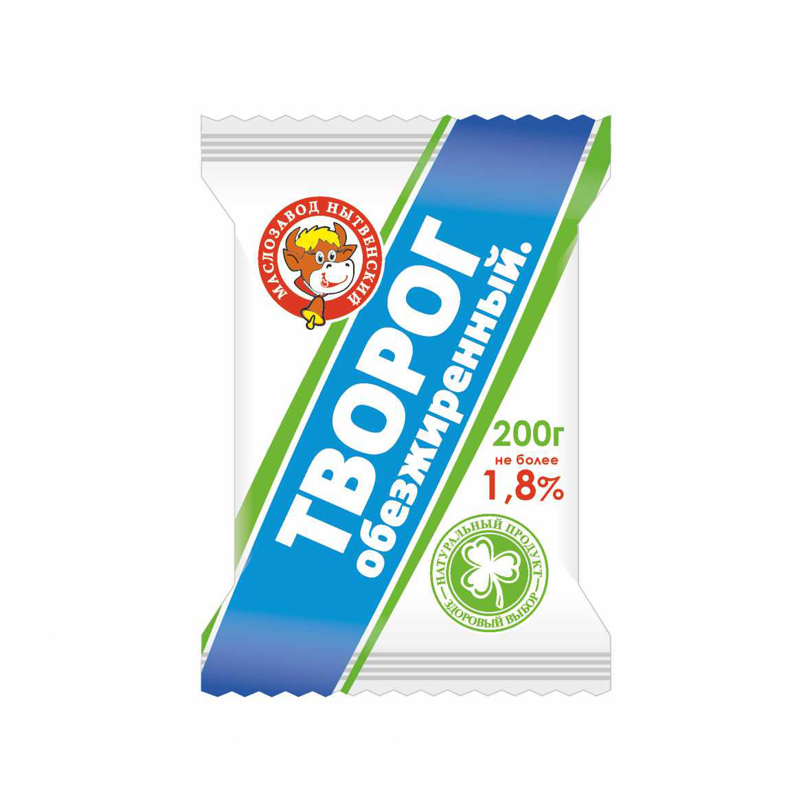 

Творог Маслозавод Нытвенский обезжиренный 1,8% 200 г