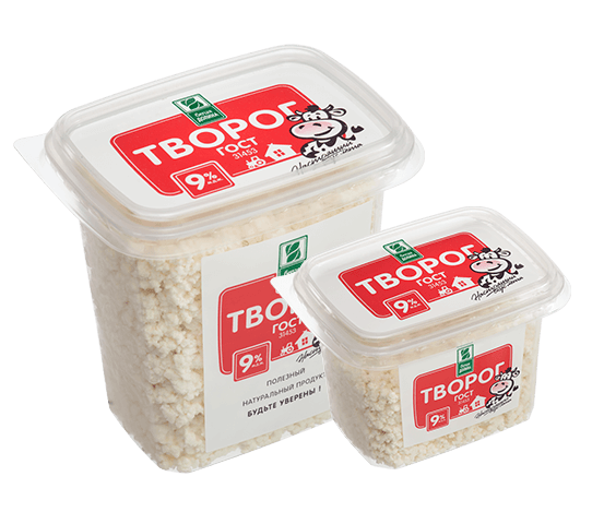 

Творог Белая долина 9% бзмж 180 г
