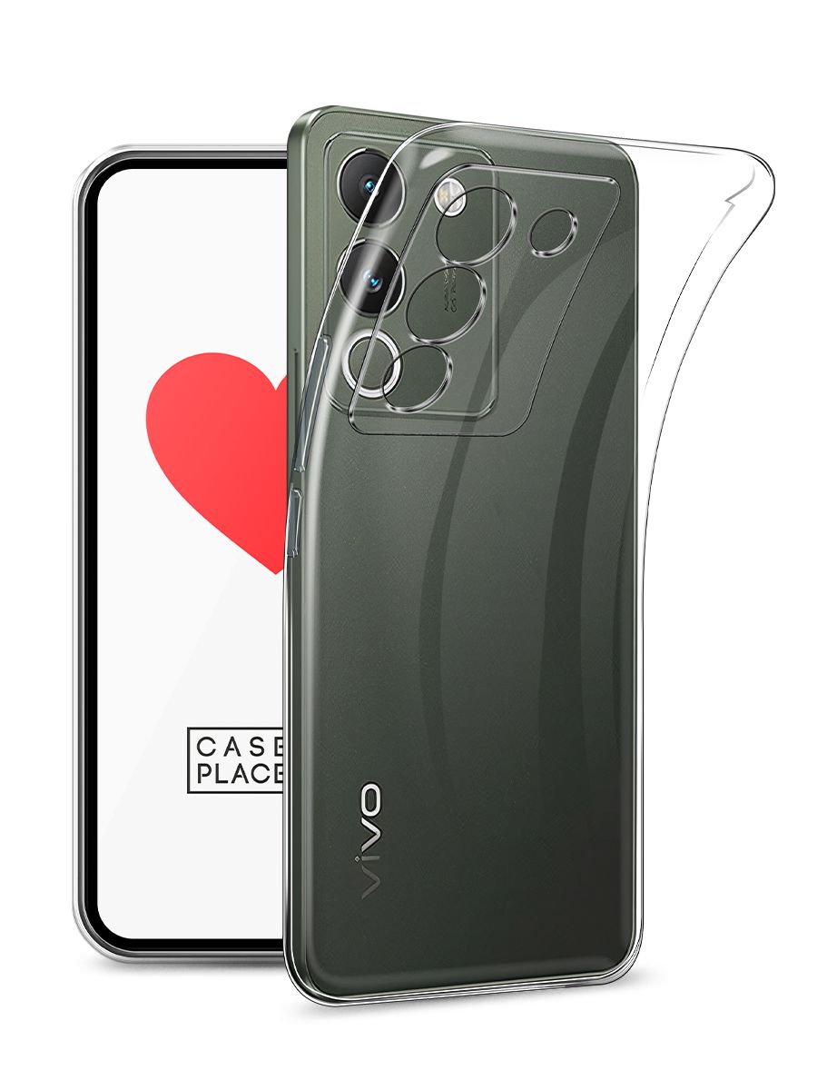 

Чехол на Vivo V29e 5G прозрачный, 269650-1