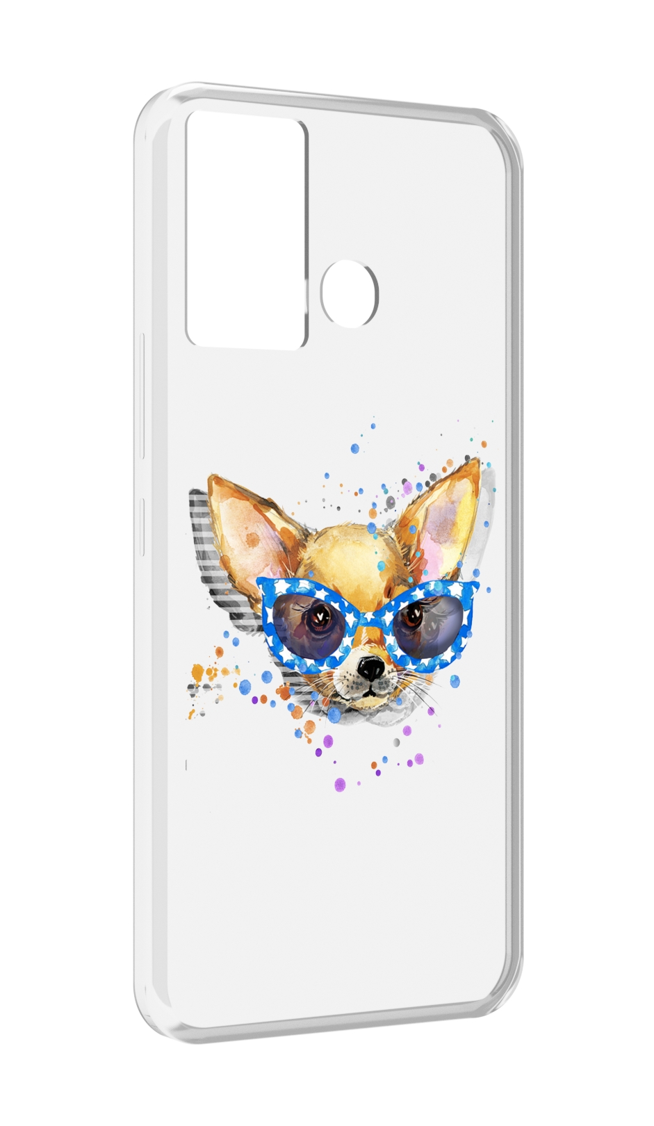 

Чехол MyPads чихуа-хуа в очках для Infinix Hot 12 Play, Прозрачный, Tocco