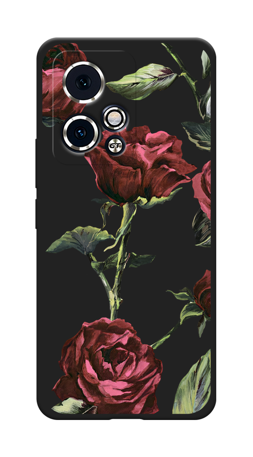

Чехол Awog на Honor 90 GT "Бордовые розы фон", Бордовый, 6123452-1