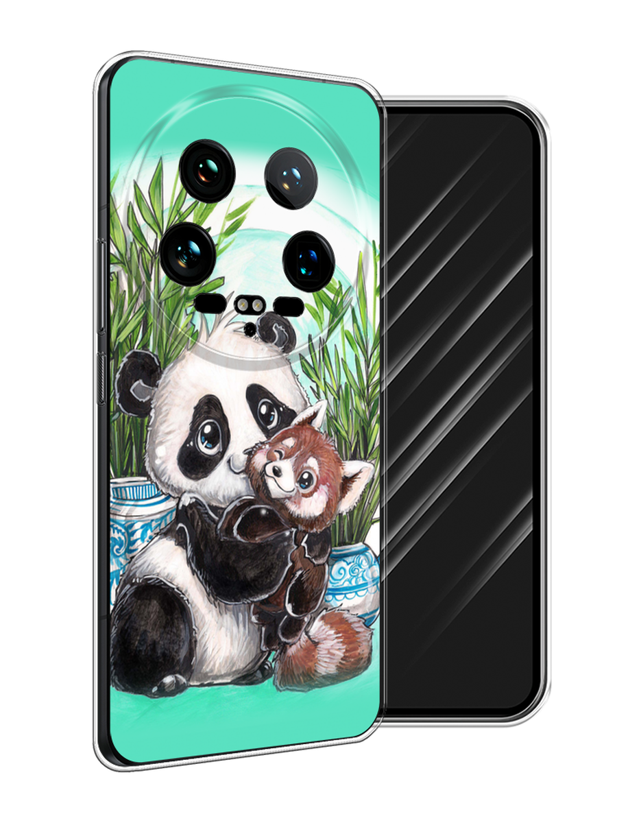 

Чехол Awog на Xiaomi 14 Ultra "Друзья зверята", Бирюзовый;белый;черный, 321850-1