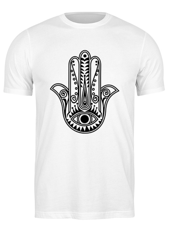 

Футболка мужская Printio Хамса (hamsa) белая 2XL, Белый, Хамса (hamsa)