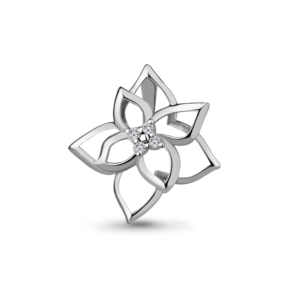 

Подвеска из серебра с фианитом Aquamarine 24234А_925_р, 24234А_925_р