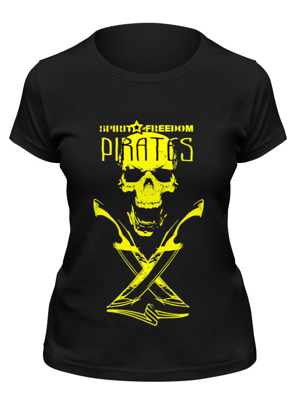 

Футболка женская Printio Spirit of freedom !!! черная S, Черный, Spirit of freedom !!!