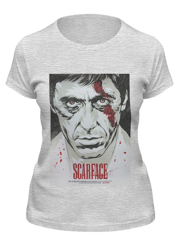

Футболка женская Printio Al pacino / ал пачино серая S, Серый, Al pacino / ал пачино