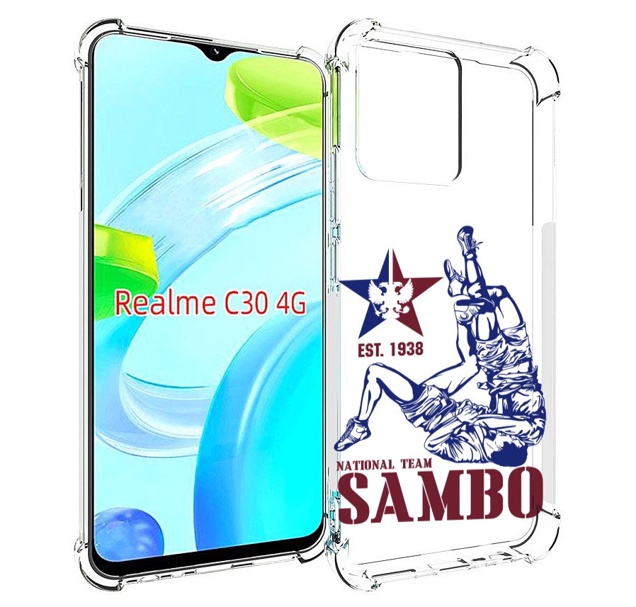 

Чехол MyPads единоборства самбо для Realme C30 4G / Narzo 50i Prime, Прозрачный, Tocco