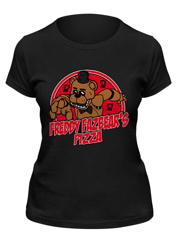 

Футболка женская Printio Freddy fazbears (пять ночей у фредди) черная 2XL, Черный, Freddy fazbears (пять ночей у фредди)