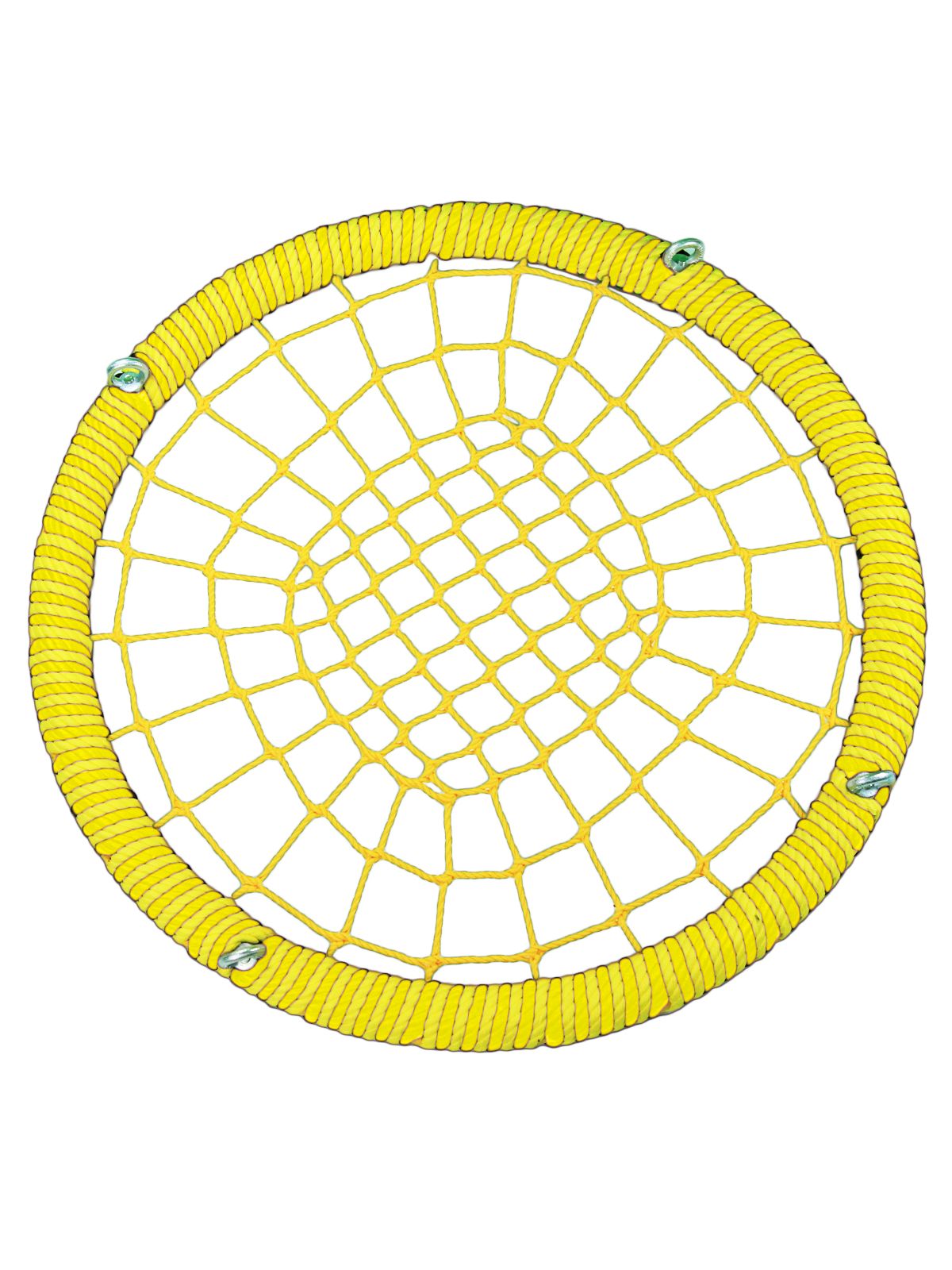 фото Подвесные качели гнездо размер80 см толщина обода 72 мм армированный канат обода 16 мм jinn