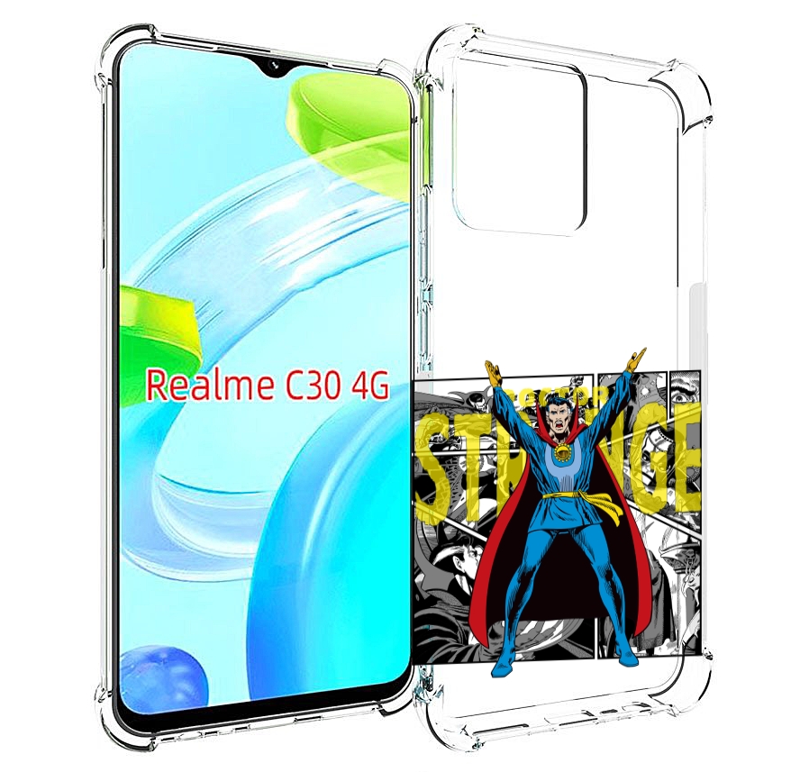 Чехол MyPads доктор стренж комикс для Realme C30 4G / Narzo 50i Prime