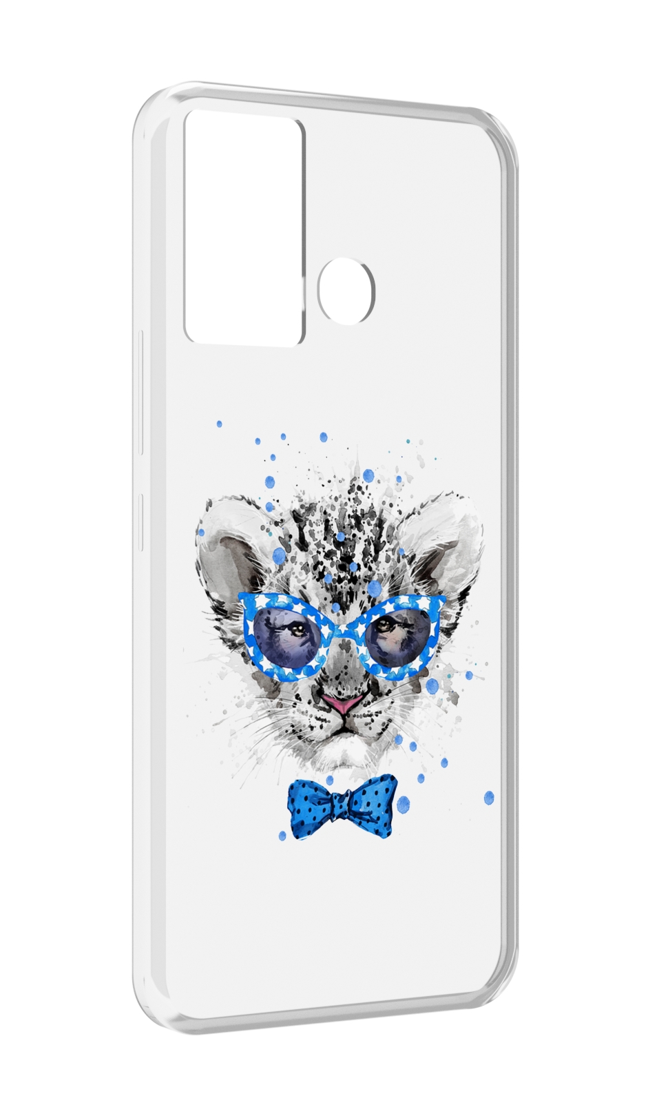 

Чехол MyPads тигренок с бабочкой для Infinix Hot 12 Play, Прозрачный, Tocco