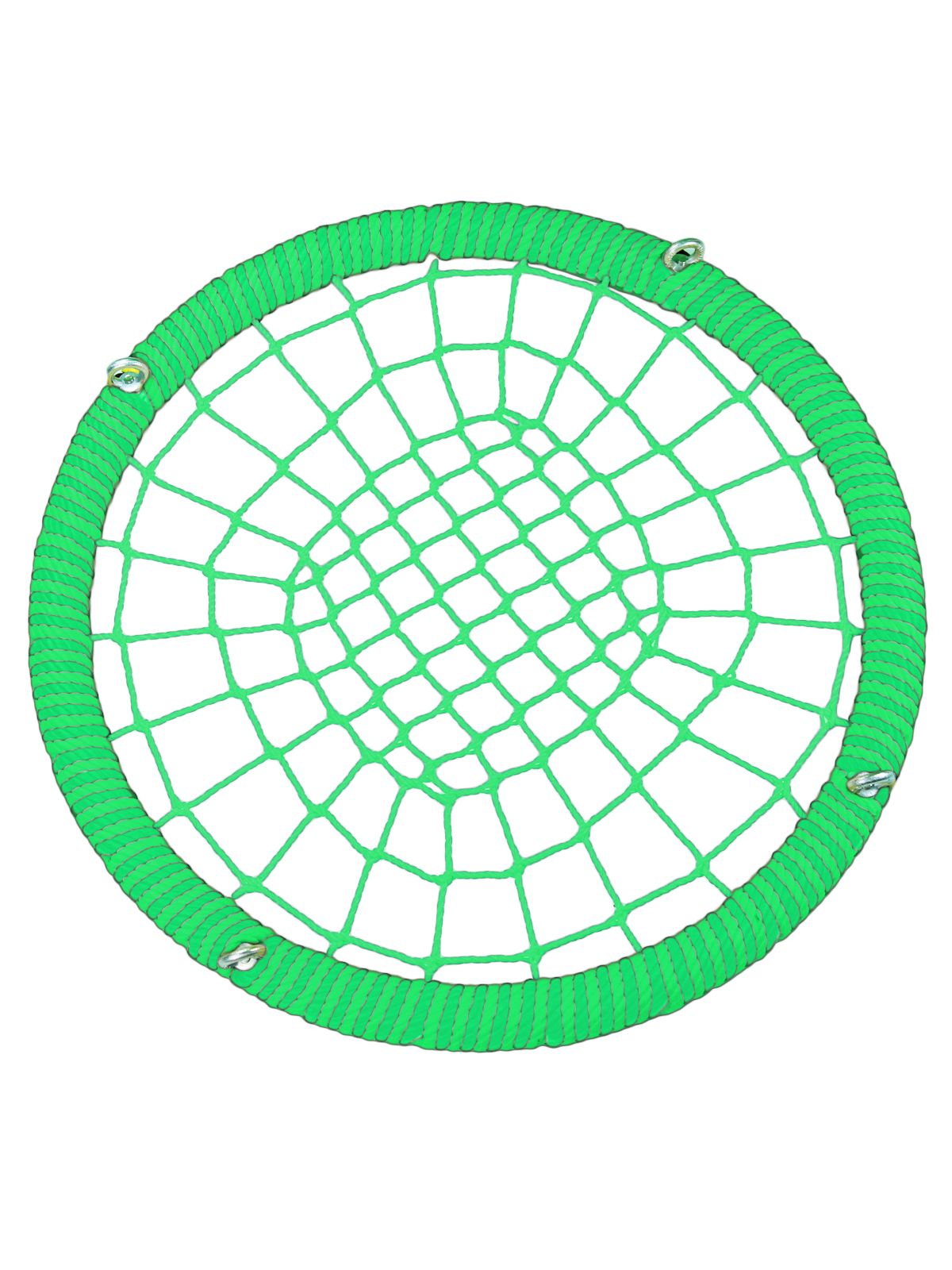 фото Подвесные качели гнездо размер140 см толщина обода 72 мм армированный канат обода 16 мм jinn