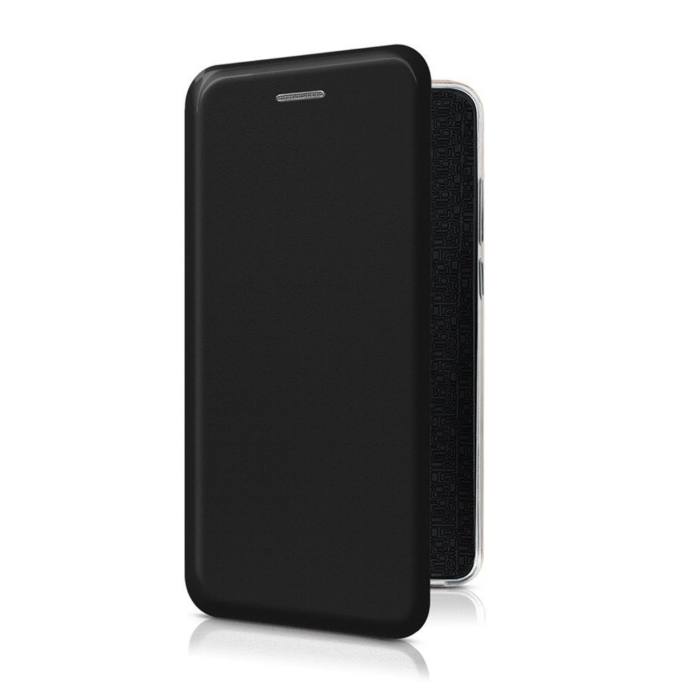 

Чехол-книжка на Realme 10 4G из эко-кожи черная, Черный, FLPU-25121