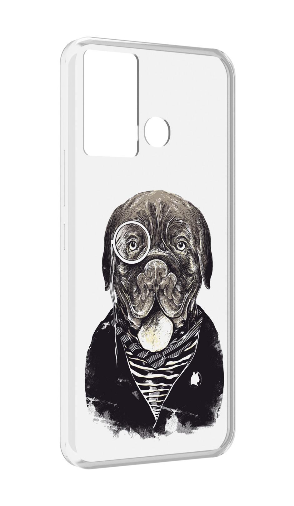 

Чехол MyPads солидный песик для Infinix Hot 12 Play, Прозрачный, Tocco