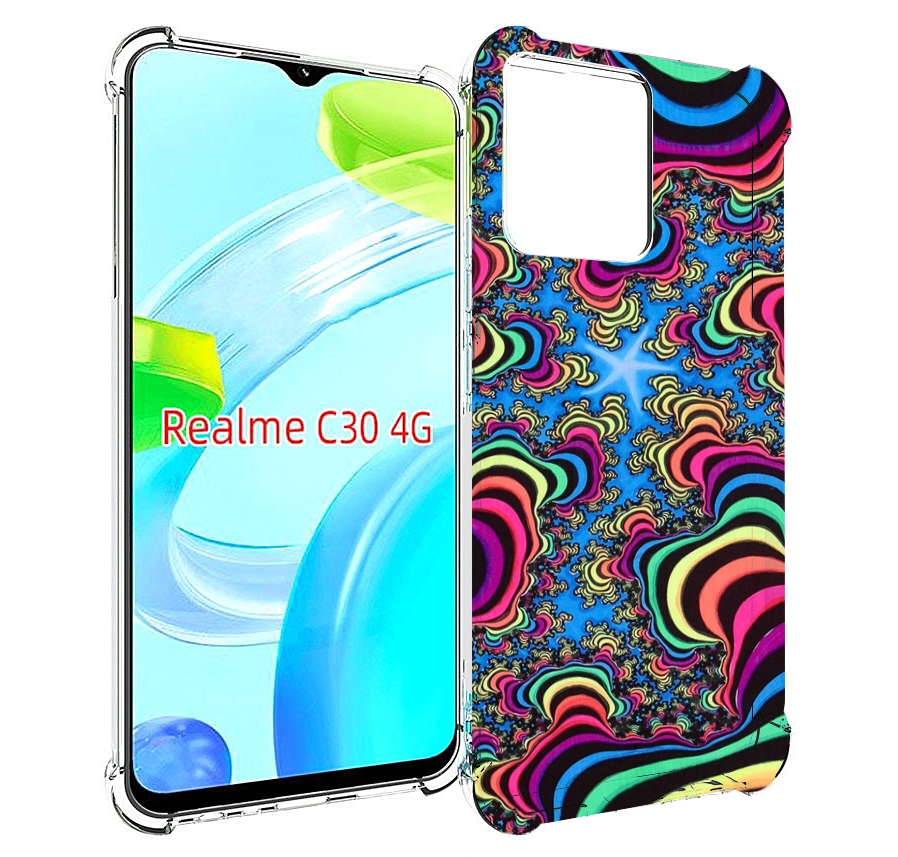 

Чехол MyPads щупальца иллюзия для Realme C30 4G / Narzo 50i Prime, Прозрачный, Tocco