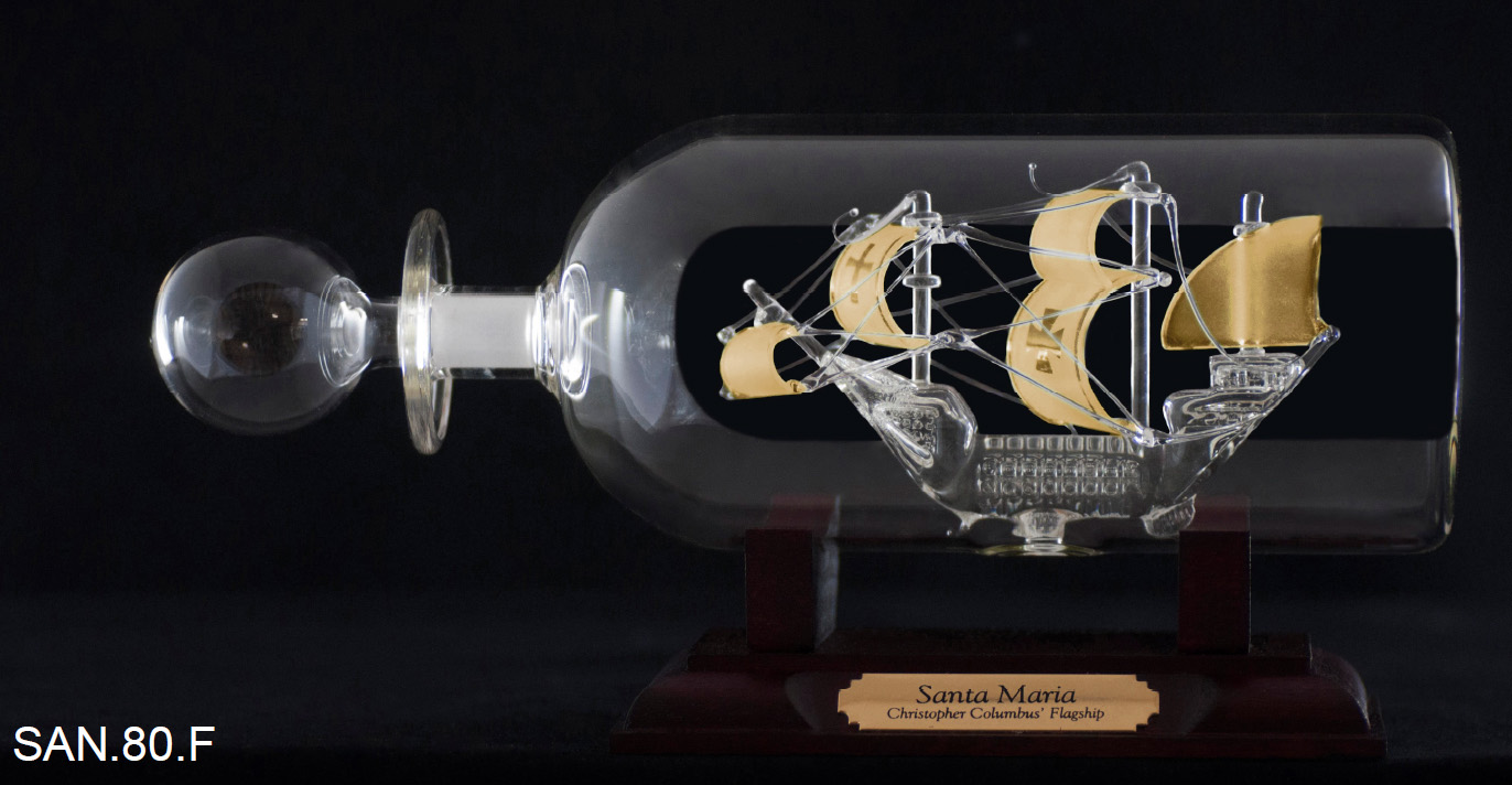 

Корабль в бутылке Санта Мария KSVA-MF-SAN-80-G