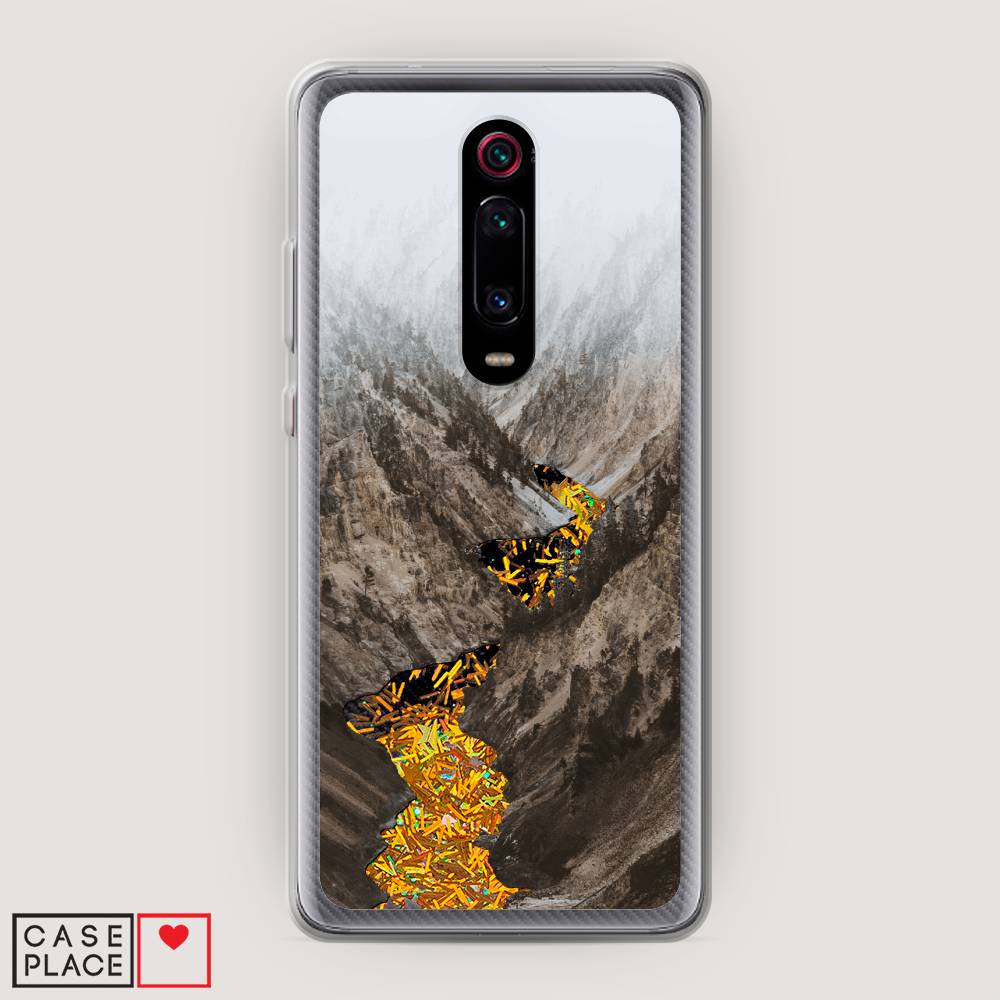

Жидкий чехол с блестками "Горная река" на Xiaomi Redmi K20, 35590-1