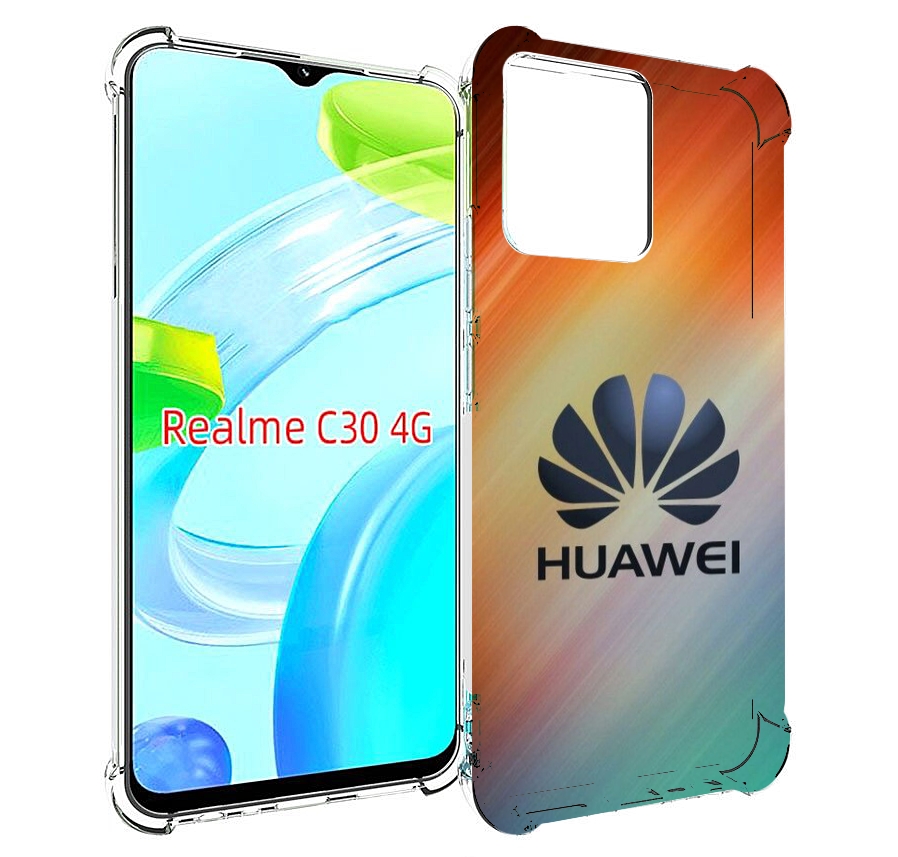 

Чехол MyPads хуавей на фоне сияния для Realme C30 4G / Narzo 50i Prime, Прозрачный, Tocco