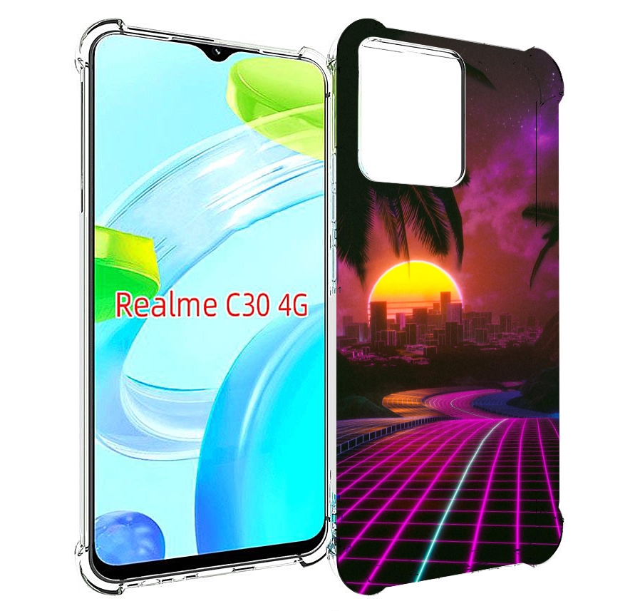 

Чехол MyPads хотлайнмайами 2 для Realme C30 4G / Narzo 50i Prime, Прозрачный, Tocco