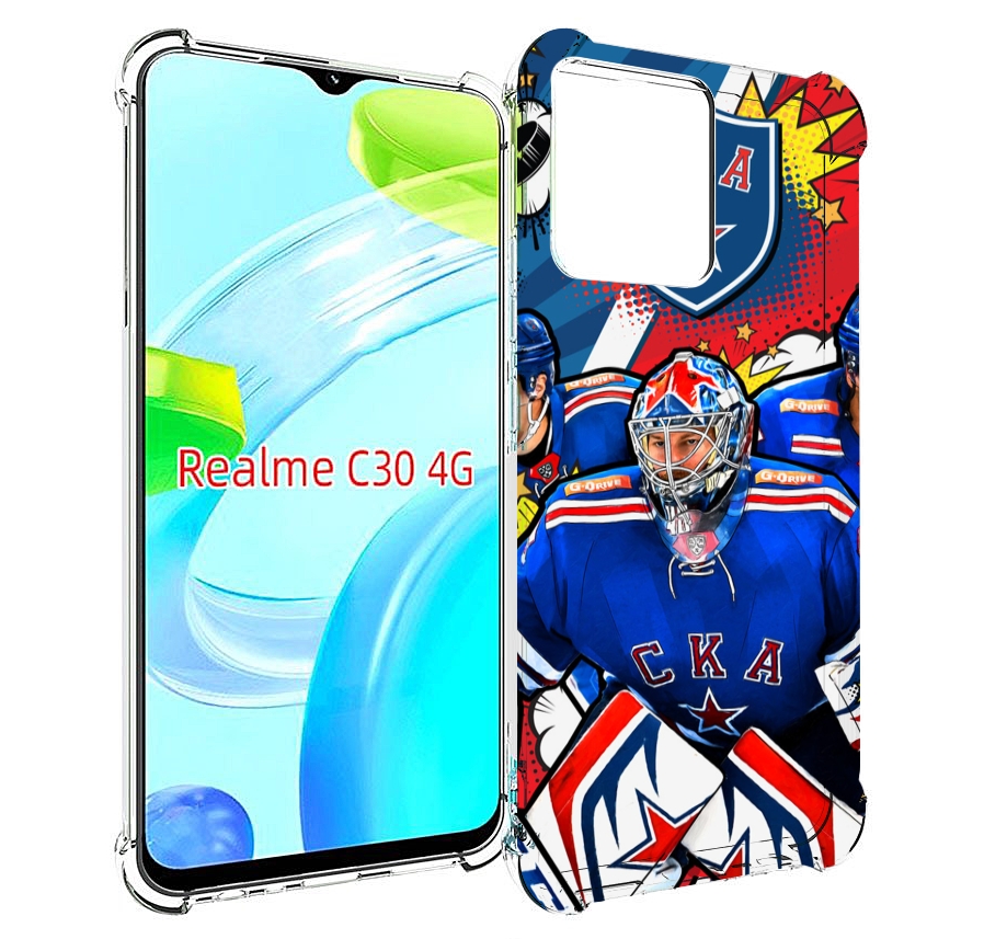 

Чехол MyPads хк ска спб мужской для Realme C30 4G / Narzo 50i Prime, Прозрачный, Tocco