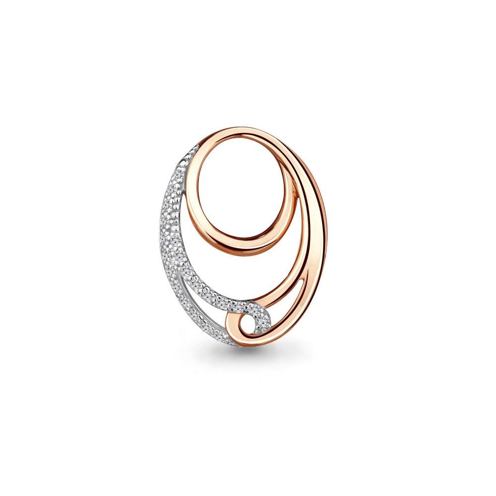 

Подвеска из серебра с фианитом Aquamarine 24221А_925_з, 24221А_925_з