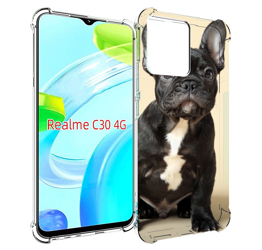 

Чехол MyPads французскии бульдог для Realme C30 4G / Narzo 50i Prime, Прозрачный, Tocco