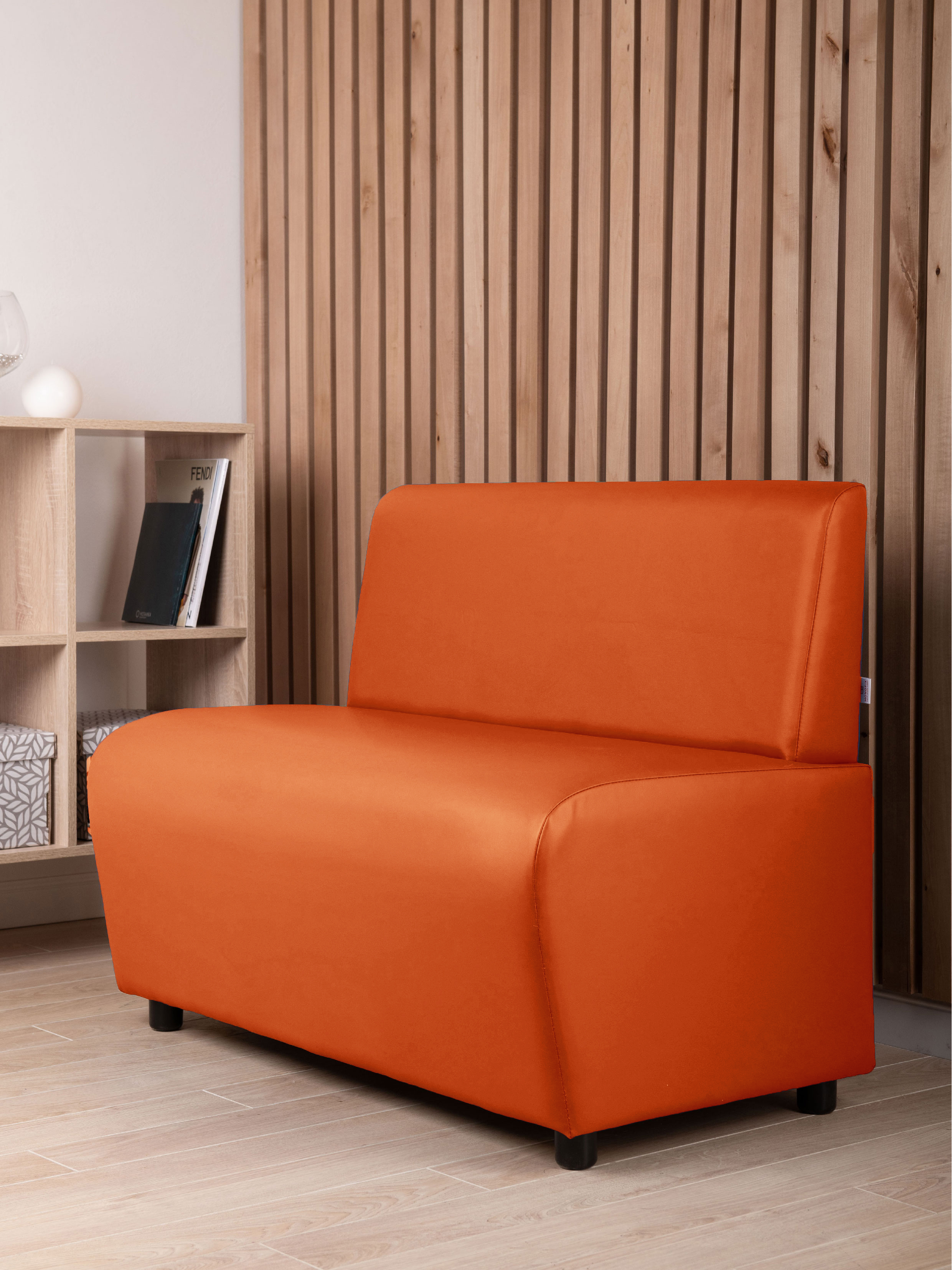 

Диван MONOFIX, БАФФ экокожа оранжевый, БАФФ