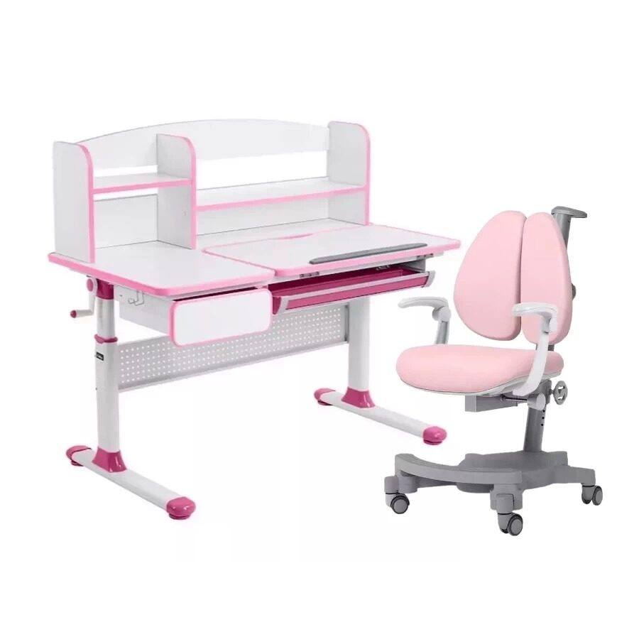 Комплект Cubby парта Rimu Pink, кресло Brassica Pink 375859222556