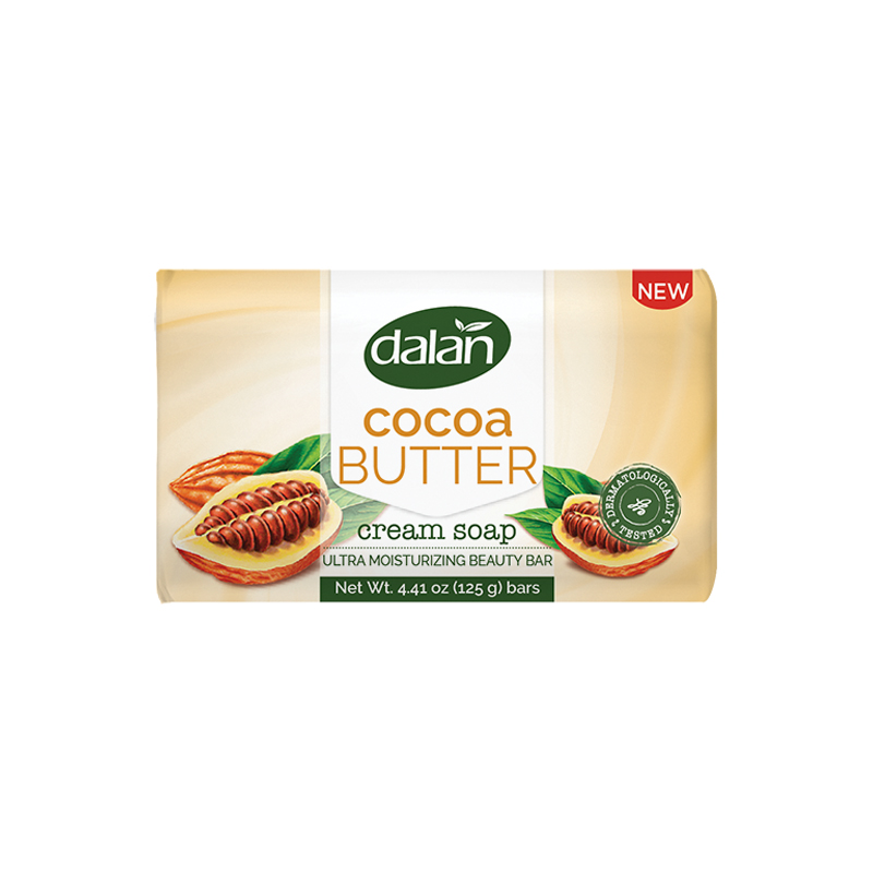 Туалетное крем-мыло Dalan Cream Soap Cocoa Butter 125 г cosmolive мыло натуральное с какао cocoa natural soap 125 0