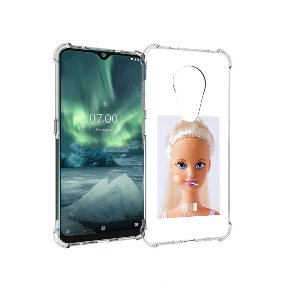 

Чехол MyPads Tocco для Nokia 7.2 барби (PT139171.105.226), Прозрачный, Tocco